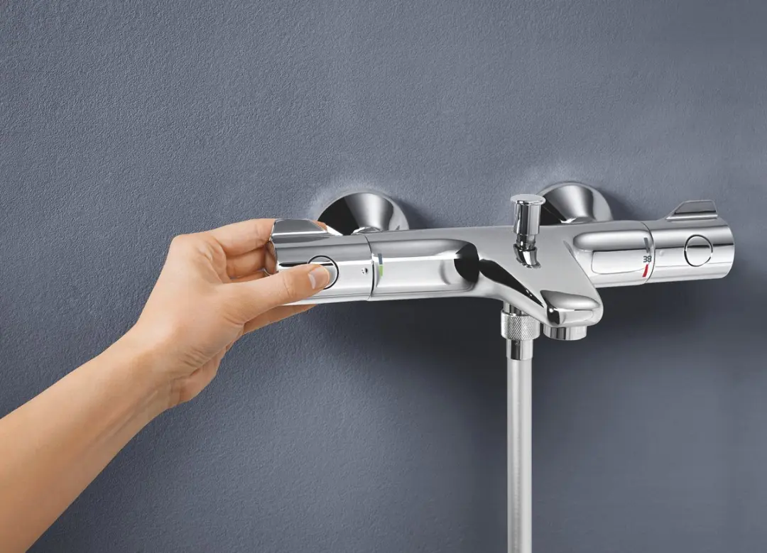 Grohe Grohtherm 800 Thermostatische Badkraan 15cm - Chroom - afbeelding 5 van 6