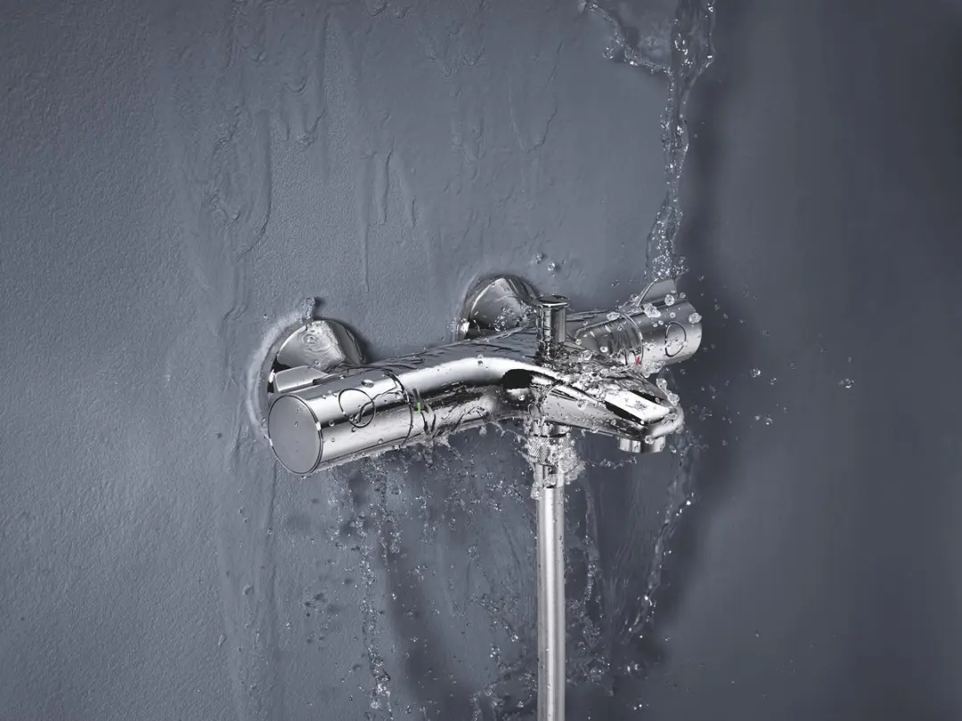 Grohe Grohtherm 800 Thermostatische Badkraan 15cm - Chroom - afbeelding 3 van 6