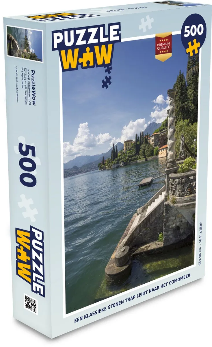 PuzzleWow Trap Comomeer Dorp Legpuzzel 500 Stuks