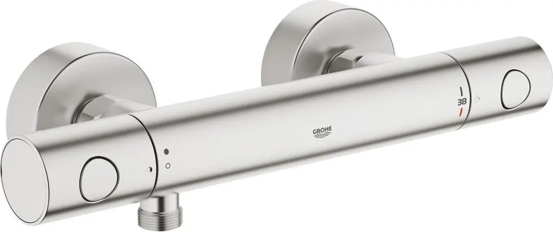 GROHE Grohtherm 1000 Cosmopolitan M Douchekraan 15cm Supersteel