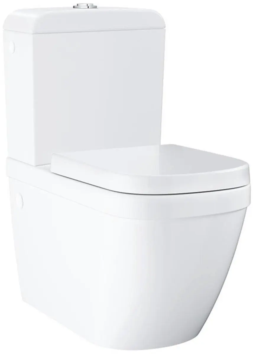 Grohe Euro Keramiek Staand Duoblokcloset 39338000 - Wit - afbeelding 2 van 6