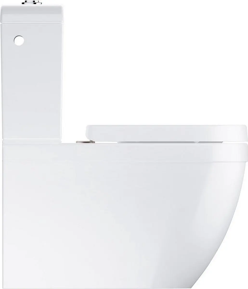 Grohe Euro Keramiek Staand Duoblokcloset 39338000 - Wit - afbeelding 4 van 6
