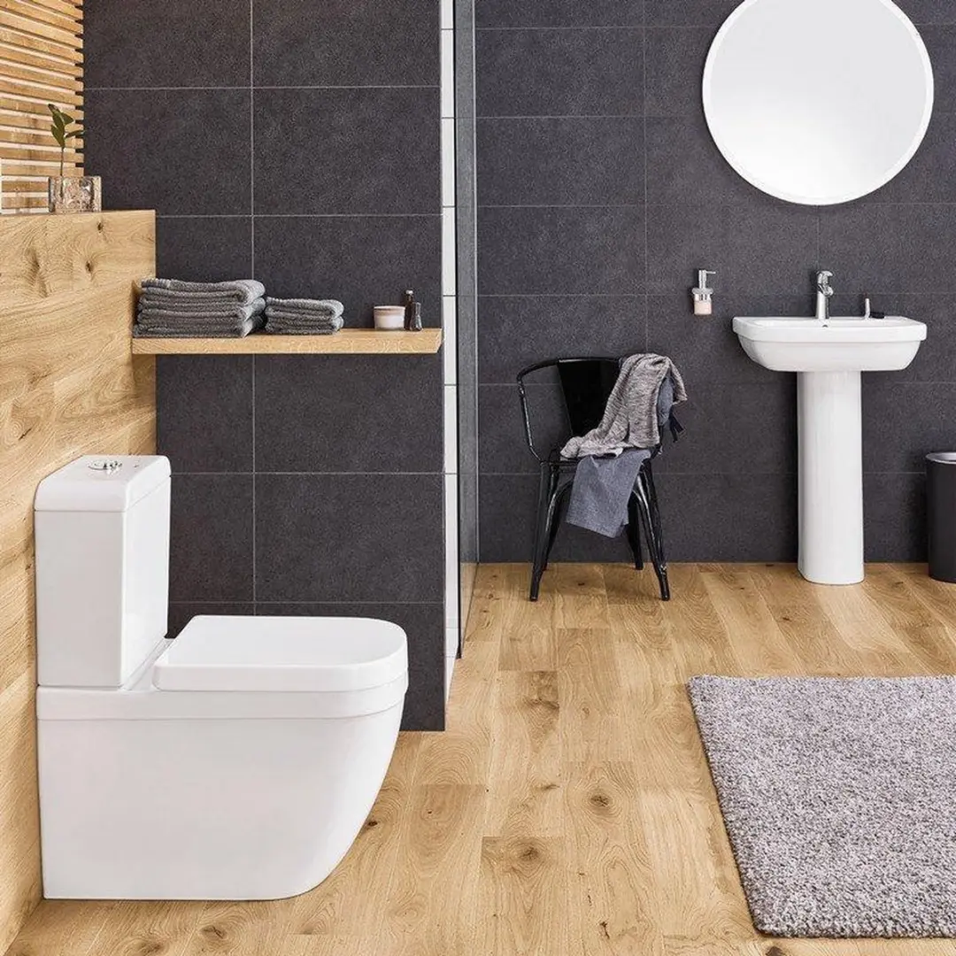 Grohe Euro Keramiek Staand Duoblokcloset 39338000 - Wit - afbeelding 6 van 6