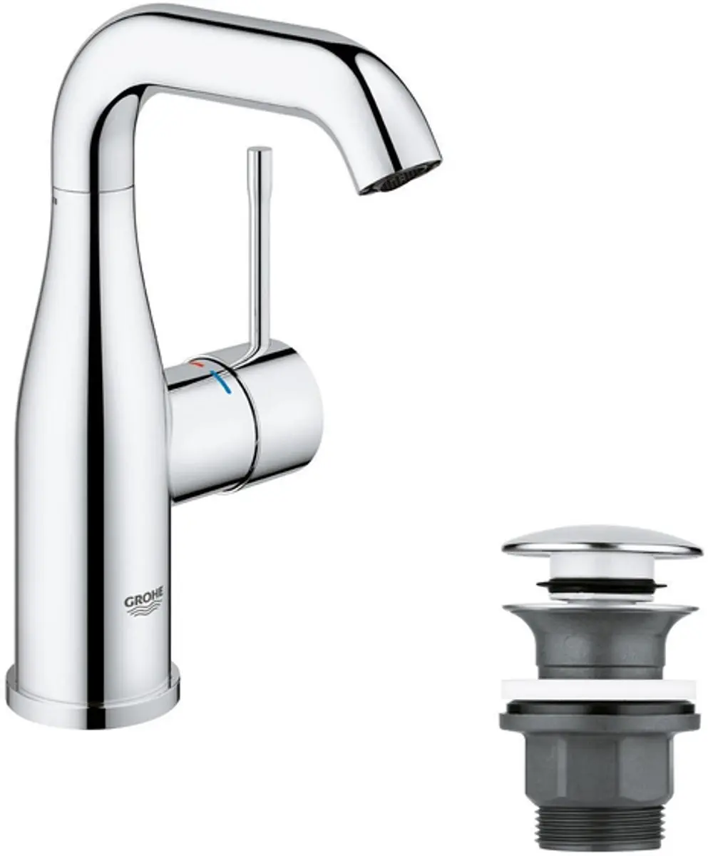 Grohe Essence M-Size Wastafelmengkraan Chroom - afbeelding 3 van 6