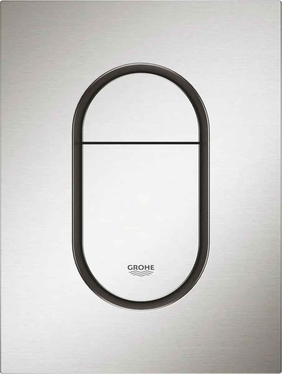 GROHE Arena Cosmopolitan S Bedieningspaneel - Dual flush - Supersteel - afbeelding 3 van 6