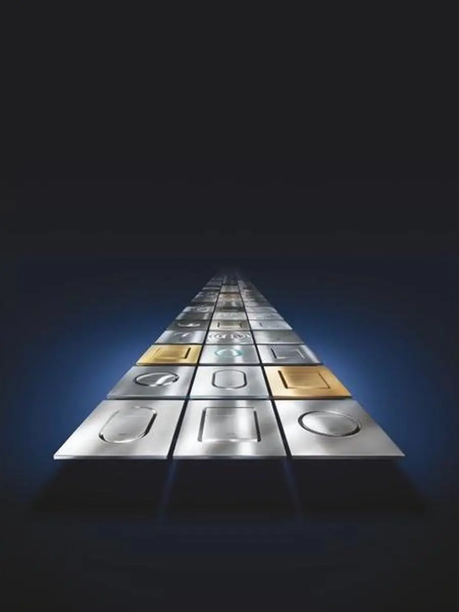 GROHE Arena Cosmopolitan S Bedieningspaneel - Dual flush - Supersteel - afbeelding 4 van 6