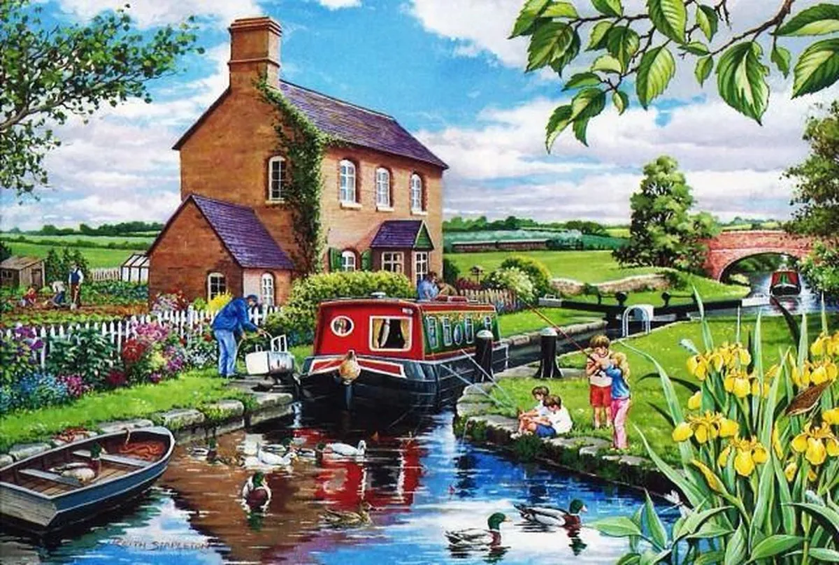 House of Puzzles Keepers Cottage Legpuzzel 500 Stuks