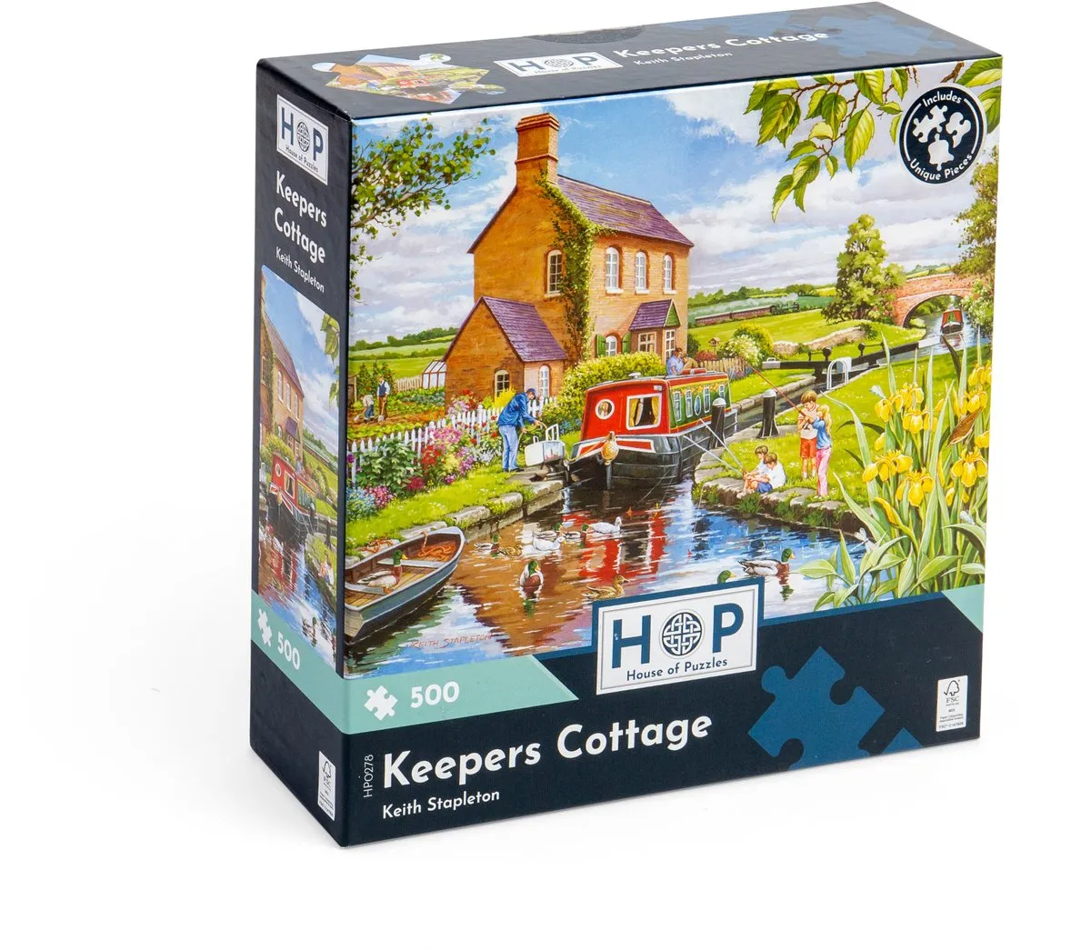 House of Puzzles Keepers Cottage Legpuzzel 500 Stuks - HP0278 Multicolor