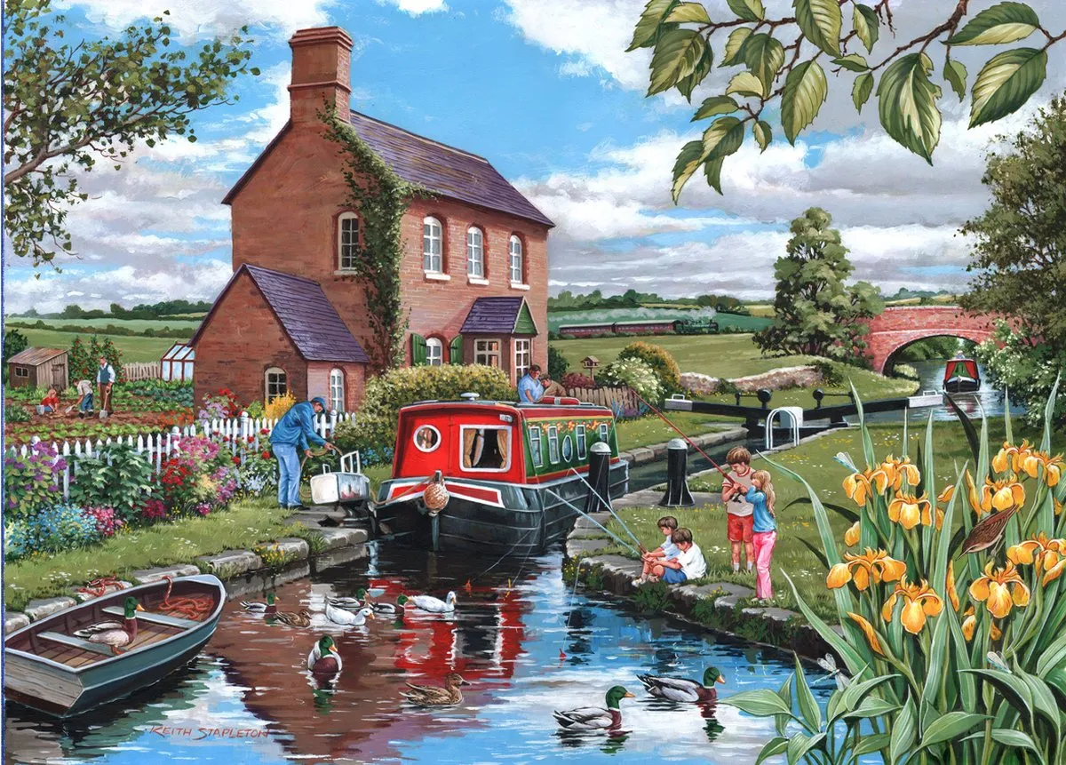House of Puzzles Keepers Cottage Legpuzzel 500 Stuks - HP0278 Multicolor