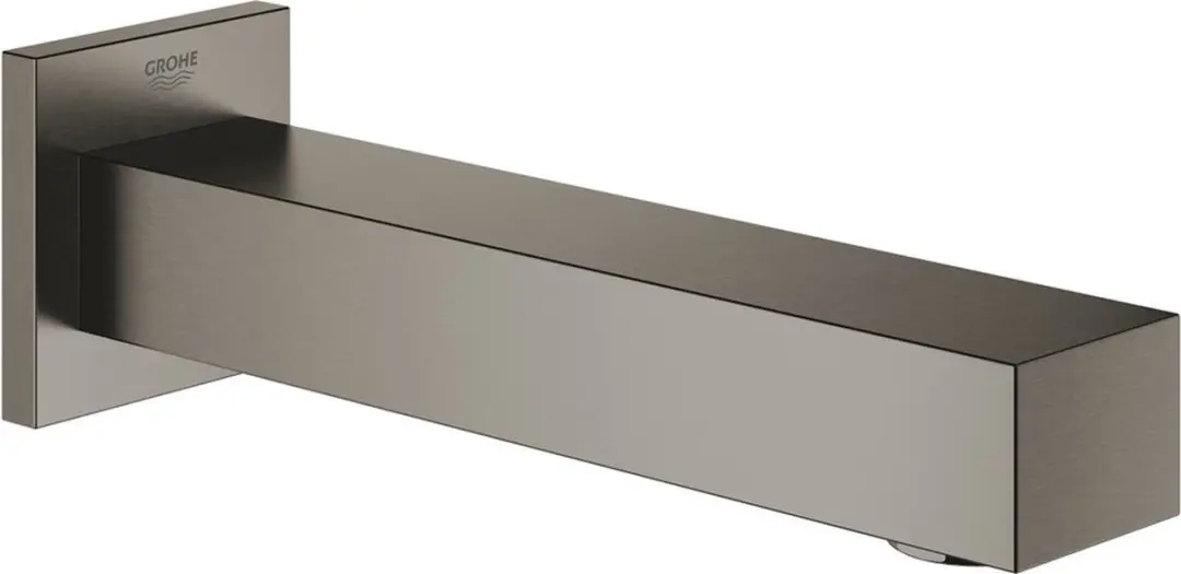 Grohe Eurocube baduitloop 1/2x17cm brushed hard graphite