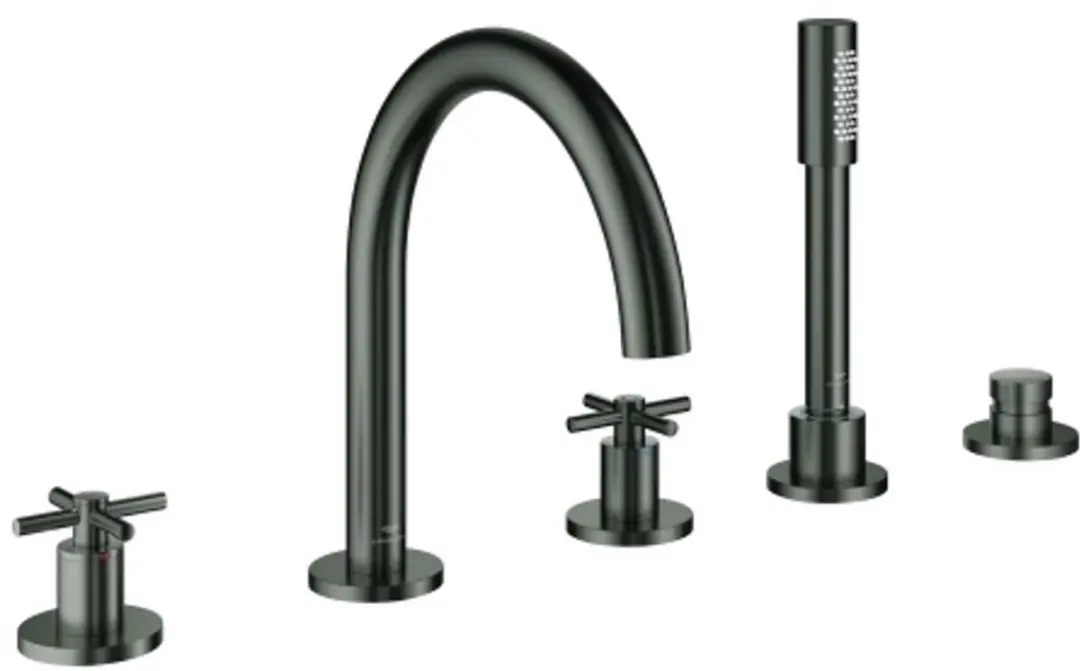 Grohe Atrio 29408AL0 Badrandcombinatie Antraciet