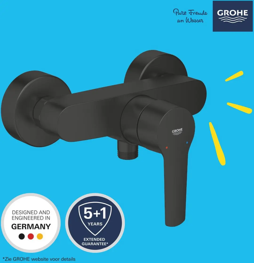 Grohe Start Douchekraan 15cm Mat Zwart - afbeelding 3 van 6