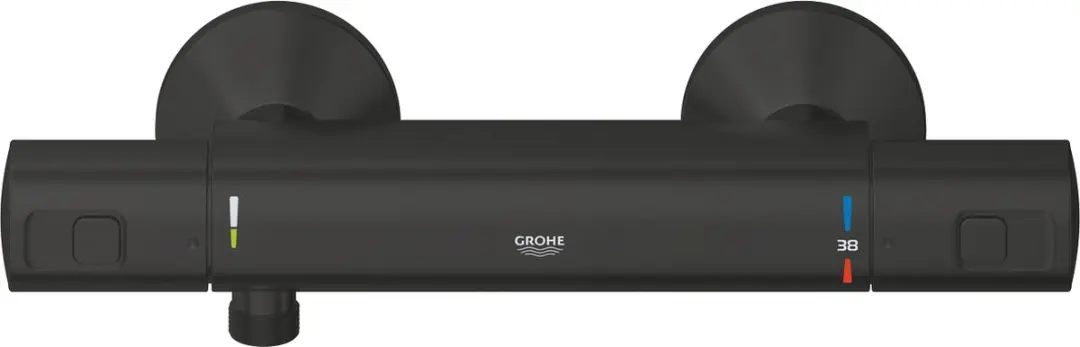 GROHE Precision Start Thermostaatkraan 15cm - Mat Zwart - afbeelding 2 van 6