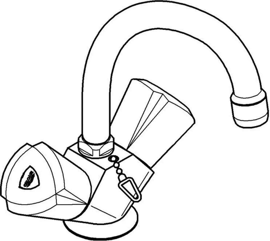 Grohe Costa Trend Wastafelkraan Chroom - afbeelding 5 van 6