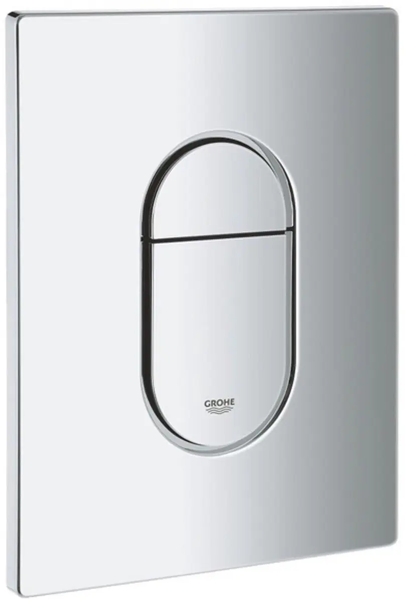 Grohe Arena Cosmopolitan Bedieningspaneel - Dual flush - Chroom - afbeelding 2 van 6