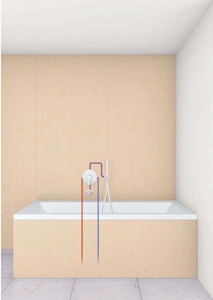 GROHE Eurosmart Cosmopolitan Baduitloop 13261000 - afbeelding 3 van 6