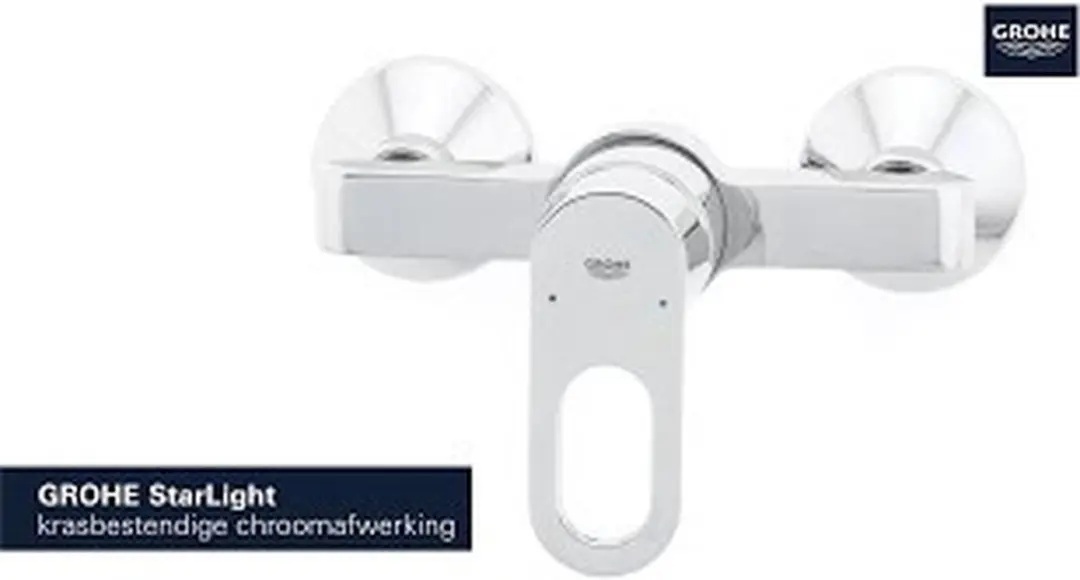 GROHE BauLoop Douchemengkraan 23340000 - Chroom - afbeelding 3 van 6