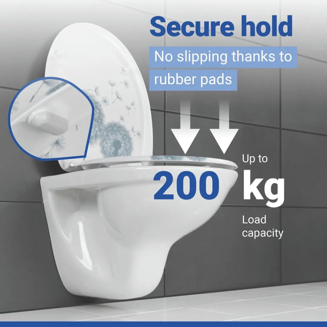 Wenko Astera WC-bril - Antibacterieel - Softclose - 22409100 - afbeelding 5 van 6