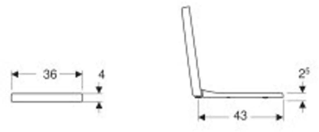 Geberit Renova Compact Closetzitting Topfix Wit - afbeelding 2 van 6