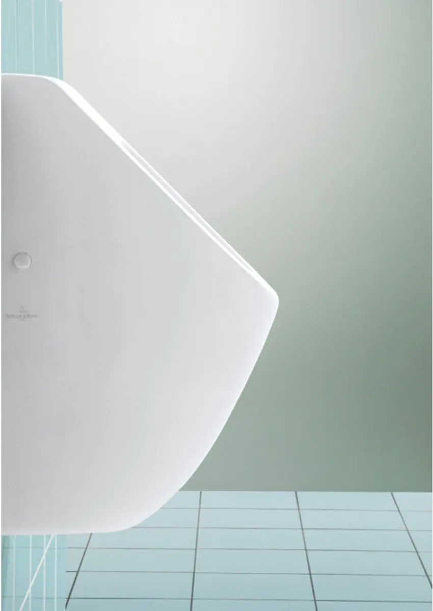 Villeroy & Boch Subway Urinoir met Deksel - CeramicPlus Wit - afbeelding 3 van 6