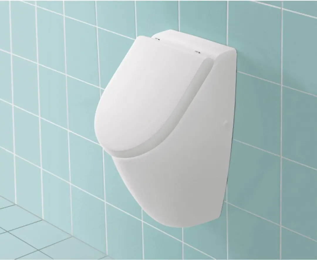 Villeroy & Boch Subway Urinoir met Deksel - CeramicPlus Wit - afbeelding 5 van 6