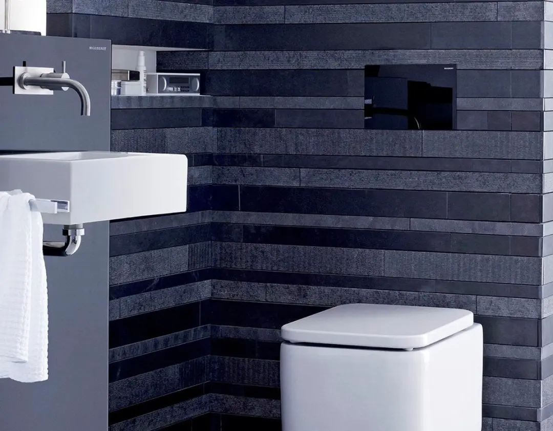 Geberit Sigma80 bedieningsplaat 116.090.SG.6 Glas zwart - afbeelding 5 van 6