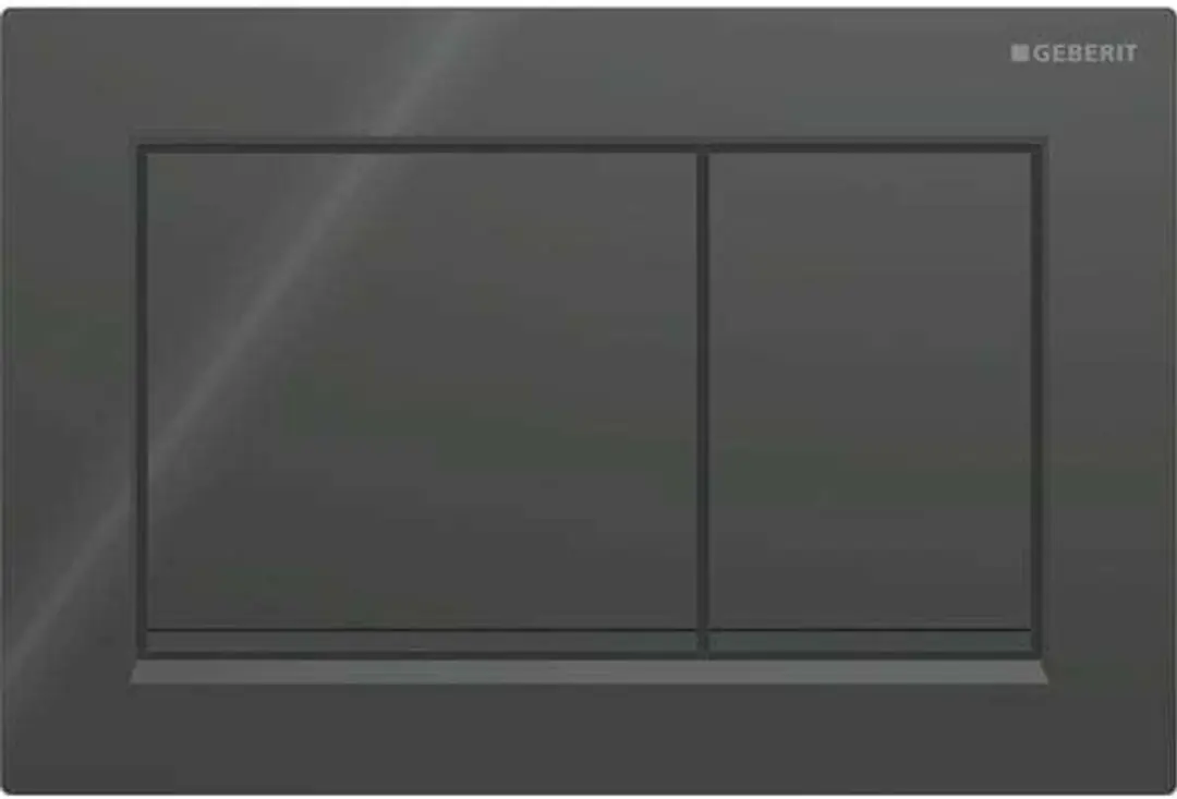 Geberit Omega30 Bedieningsplaat 115.080.DW.1 - Glanzend zwart - afbeelding 6 van 6