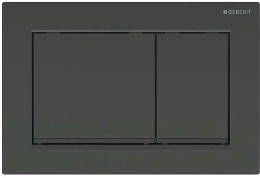 Geberit Omega30 Bedieningsplaat 115.080.DW.1 - Glanzend zwart - afbeelding 4 van 6