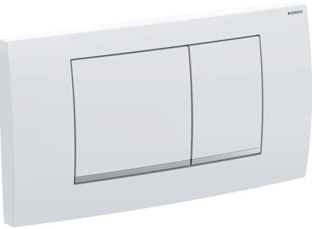 Geberit Twinline Bedieningsplaat 115.899.JQ.1 - Mat chroom - afbeelding 4 van 4