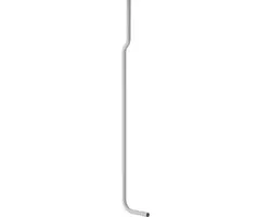 Geberit Spoelbocht Hoge Opstelling L 156x24cm Wit