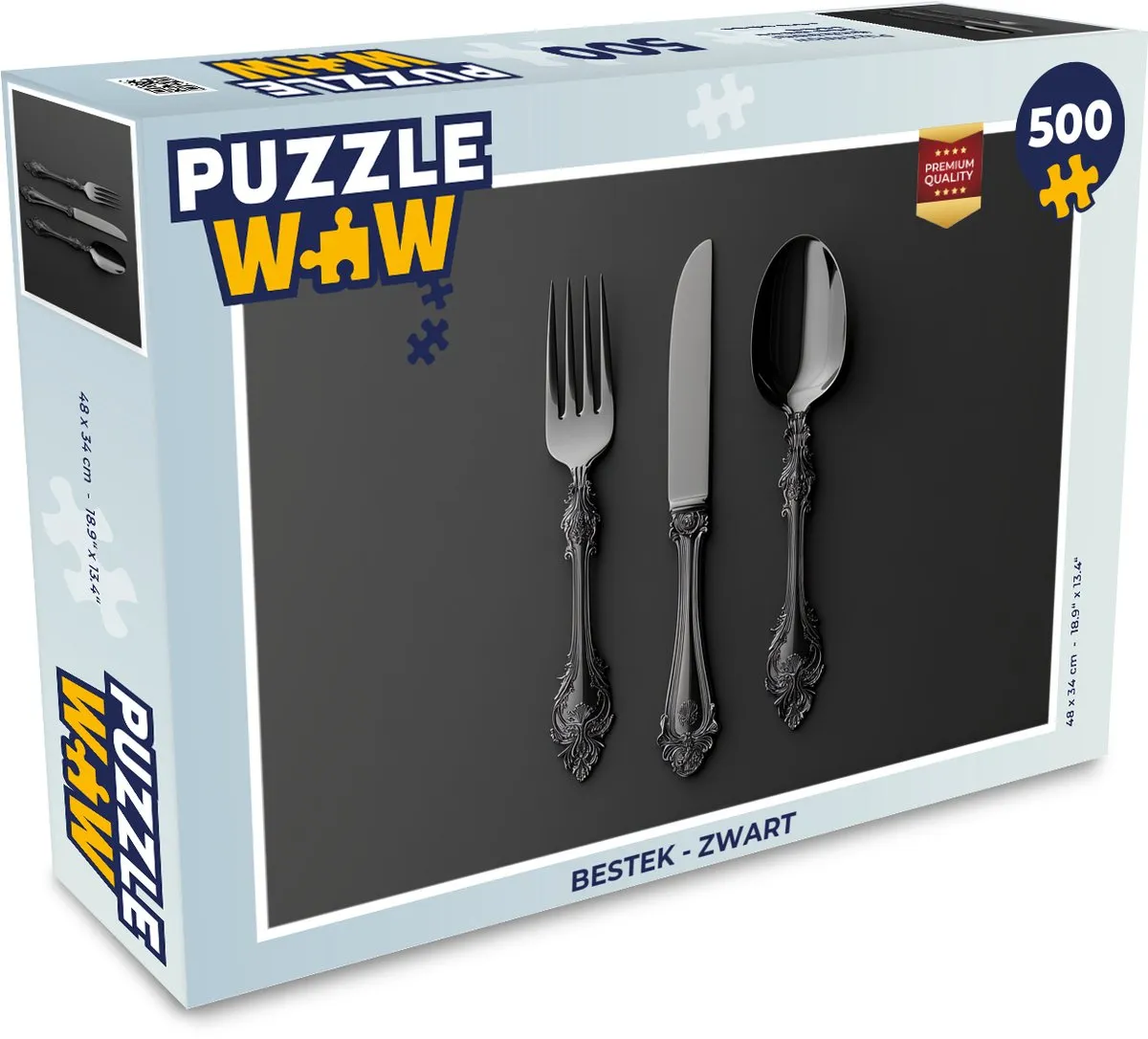 PuzzleWow Bestek Legpuzzel 500 Stuks