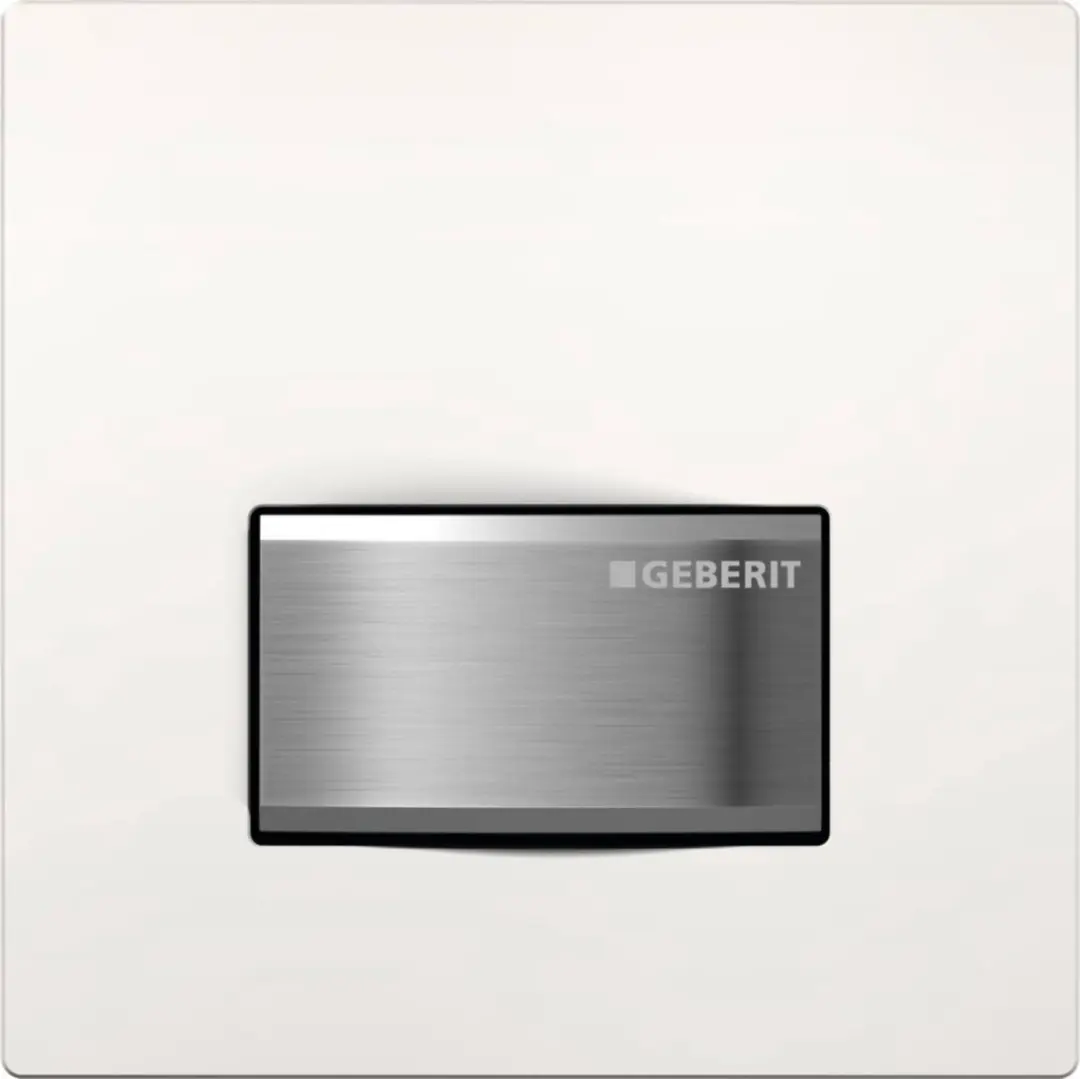 Geberit Sigma 50 Pneumatisch Urinoir Stuursysteem 13x13cm - Alpien Wit - afbeelding 3 van 6