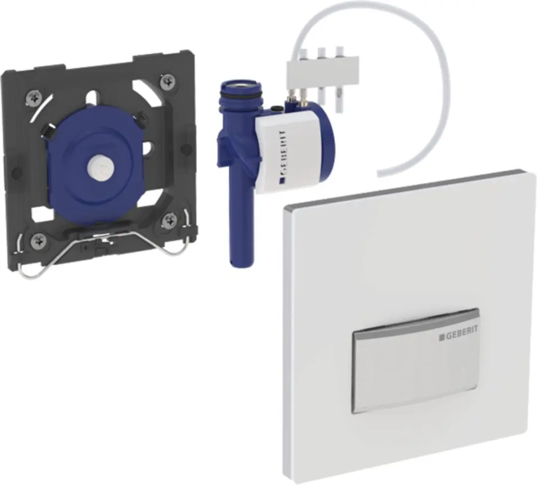 Geberit Sigma 50 Pneumatisch Urinoir Stuursysteem 13x13cm - Alpien Wit - afbeelding 2 van 6