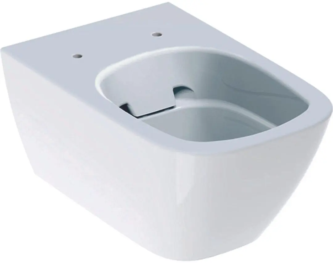 Geberit Smyle Square Hangtoilet Rimfree 54cm - Wit Glans - afbeelding 2 van 6