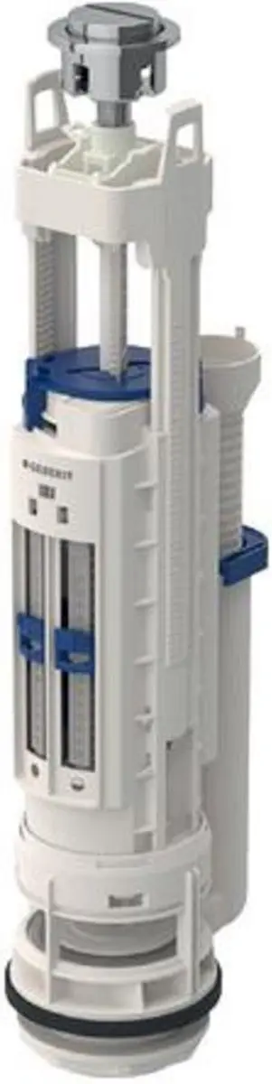 Geberit bodemventiel type 290 duobloc grote kleine spoelin
