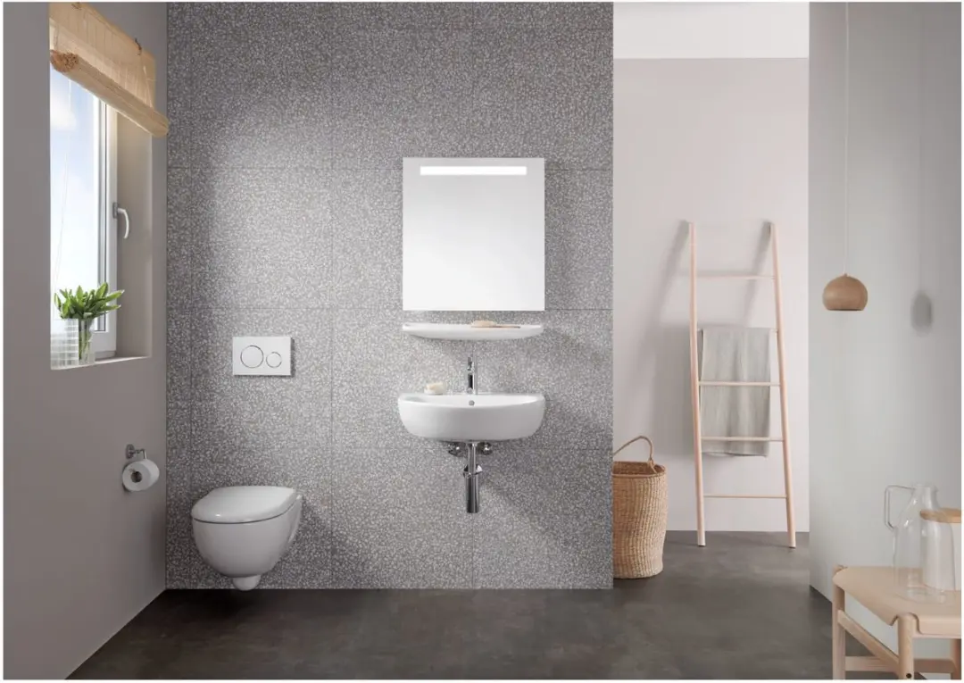Geberit Sigma20 Bedieningsplaat - 2-toets wit/chroom - afbeelding 5 van 6