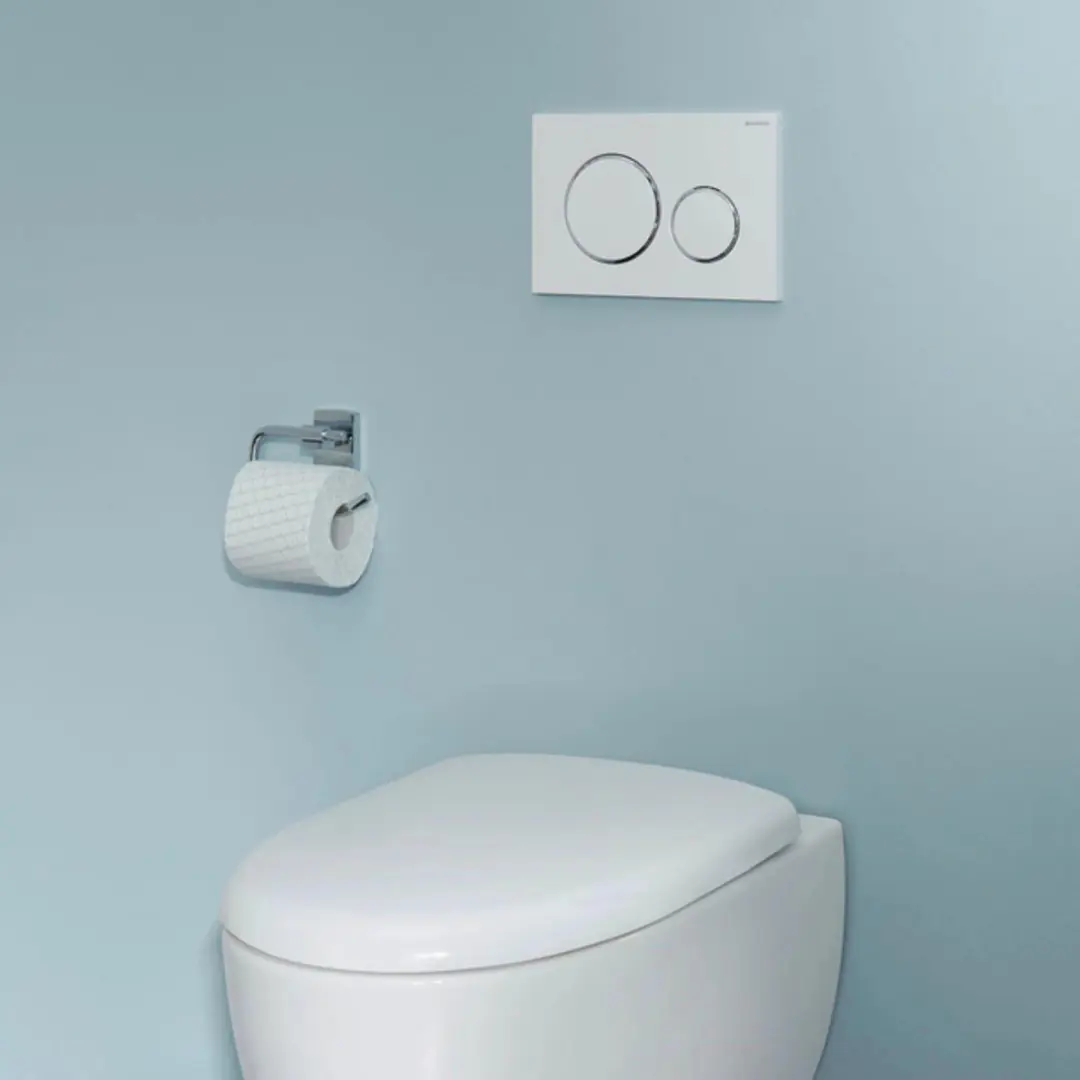 Geberit Sigma20 Bedieningsplaat - 2-toets wit/chroom - afbeelding 6 van 6