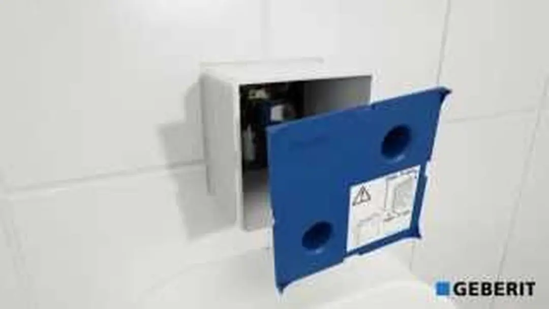 Geberit Mambo Touchless Urinoir Stuursysteem Infrarood RVS - Rood - afbeelding 4 van 6