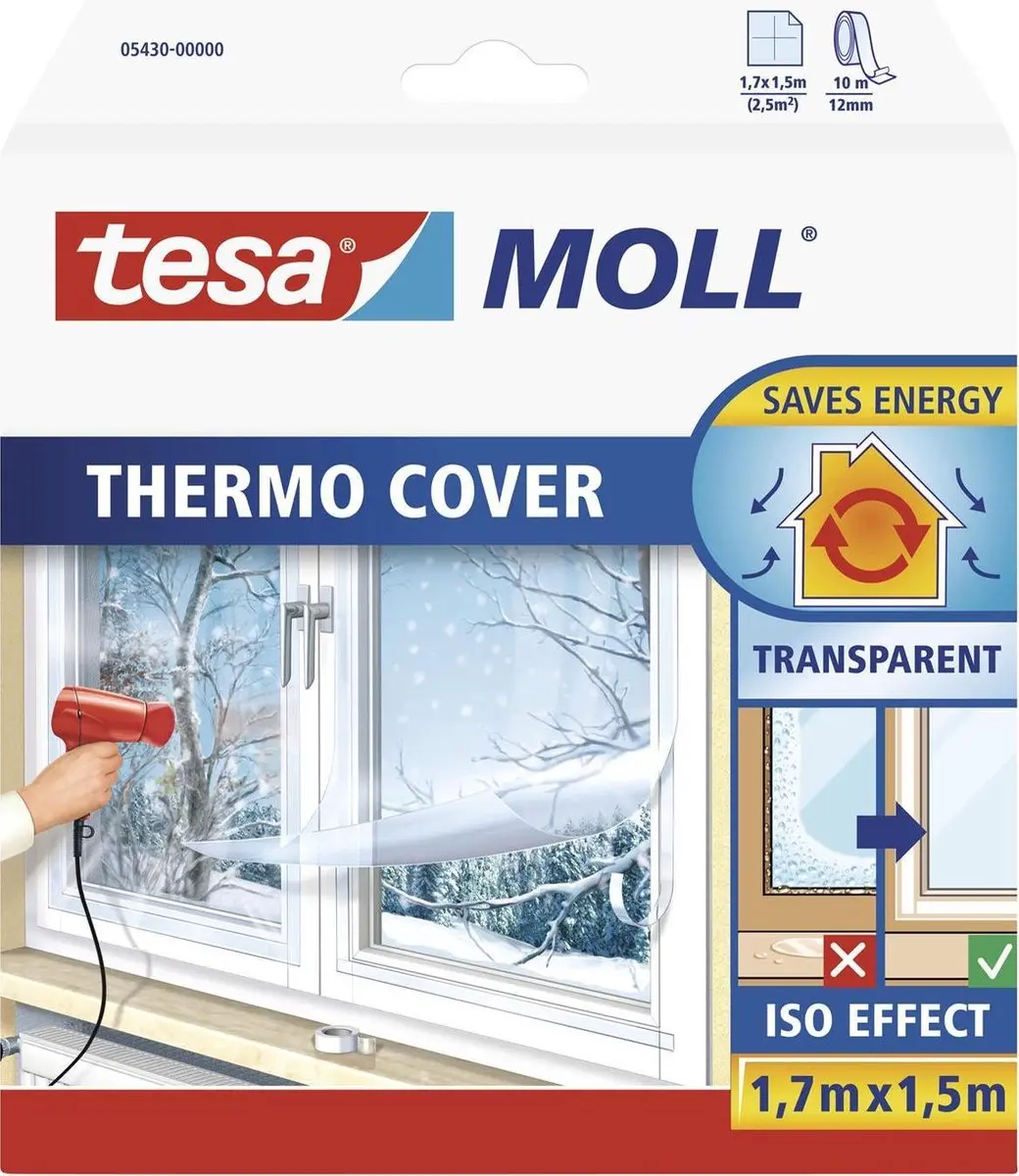 Tesa Thermo Cover Isolatiefolie 1.7m x 1.5m