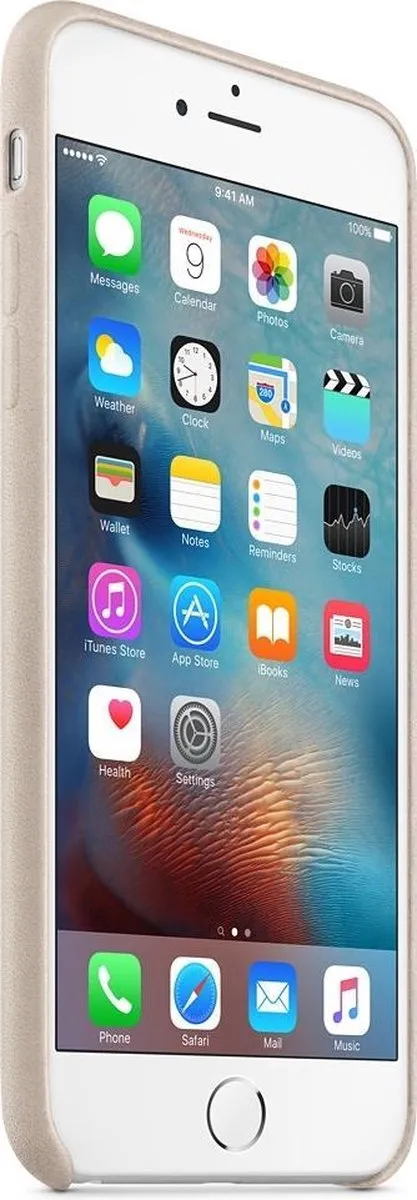 Apple Leren Hoesje iPhone 6/6S Plus MKXE2ZM/A - Grijs