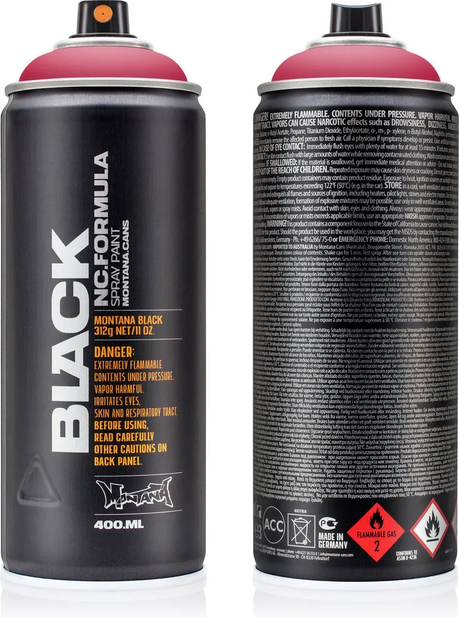 Montana BLACK 3330 Bloody Mary spuitbus 400ml