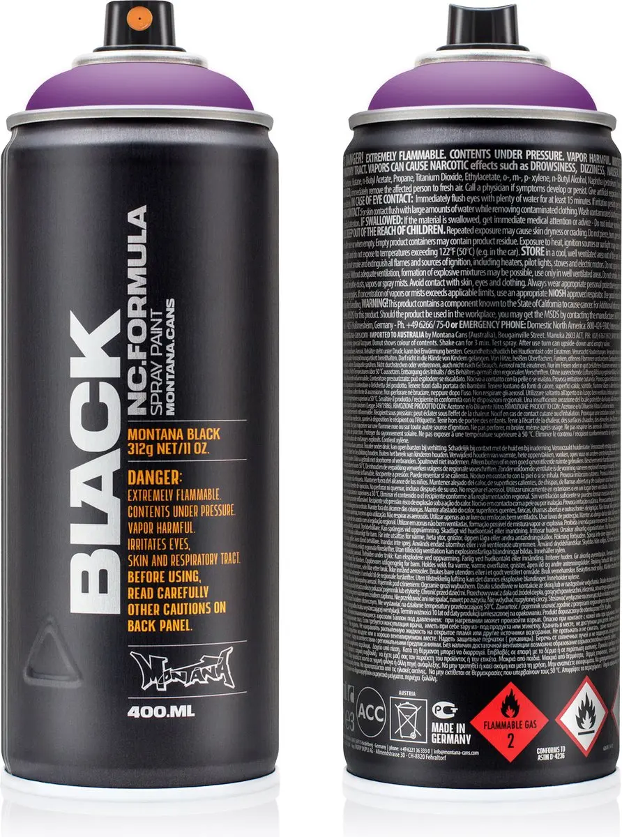 Montana BLACK 4040 Pimp Viol. spuitbus 400ml