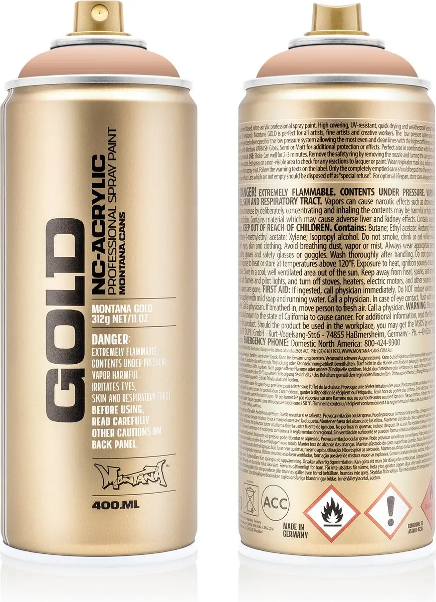 Montana GOLD G1430 Make Up spuitbus 400ml