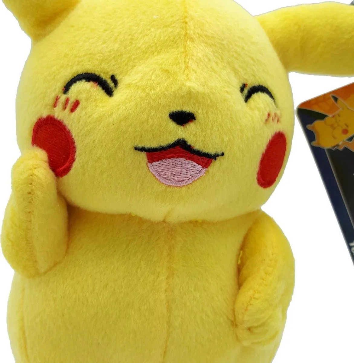 Pokémon Pikachu Knipoog Pluche Knuffel - 30 cm - Geel