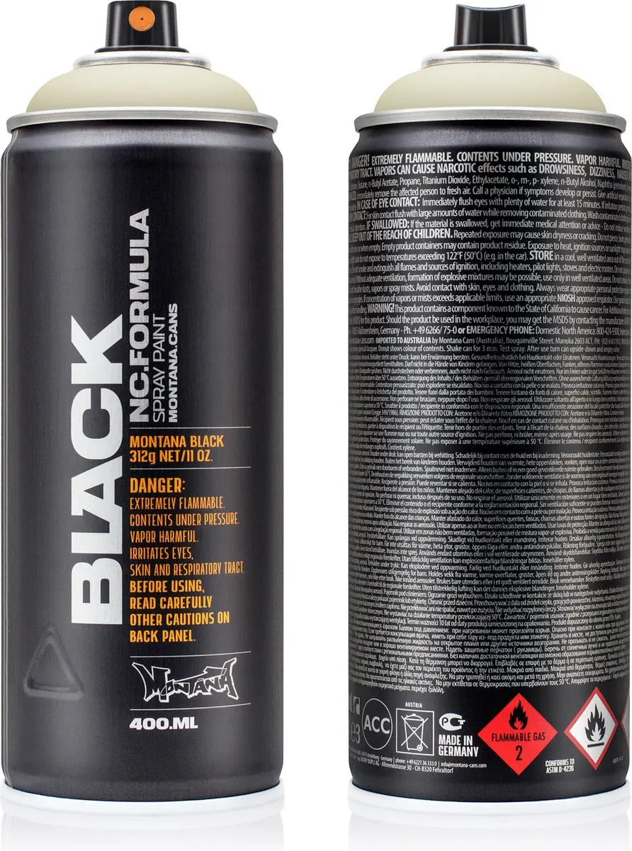 Montana BLACK 6905 Face spuitbus 400ml