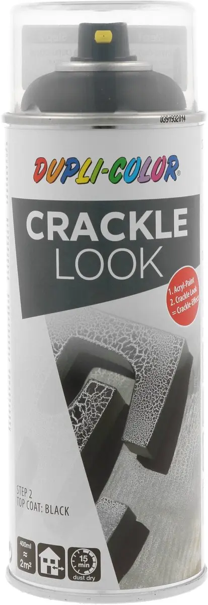 DupliColor Crackle Look RAL9017 Spuitbus 400ml