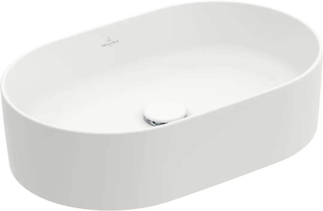 Villeroy & Boch Collaro Opzetwastafel 56x36cm Stone Wit