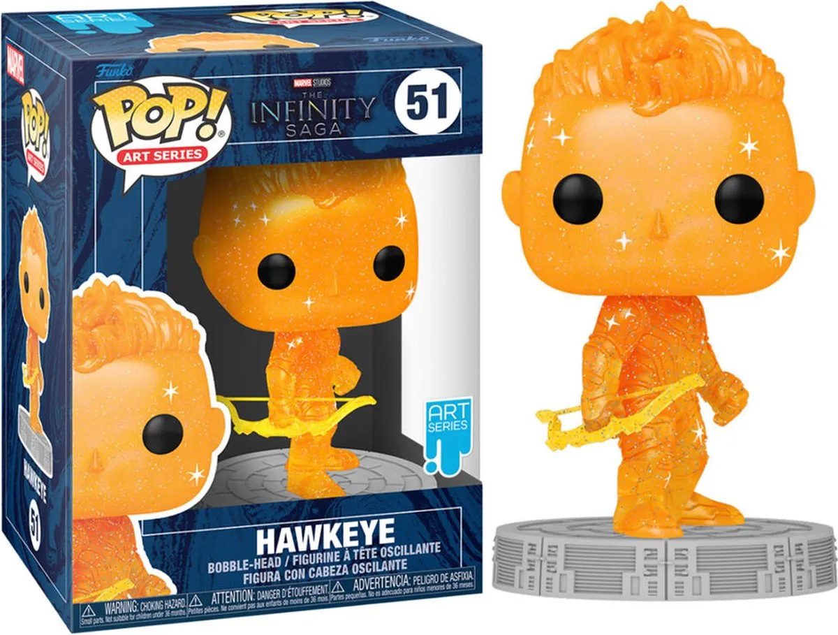 Marvel Funko POP! Hawkeye Artist Series - 9cm - Oranje