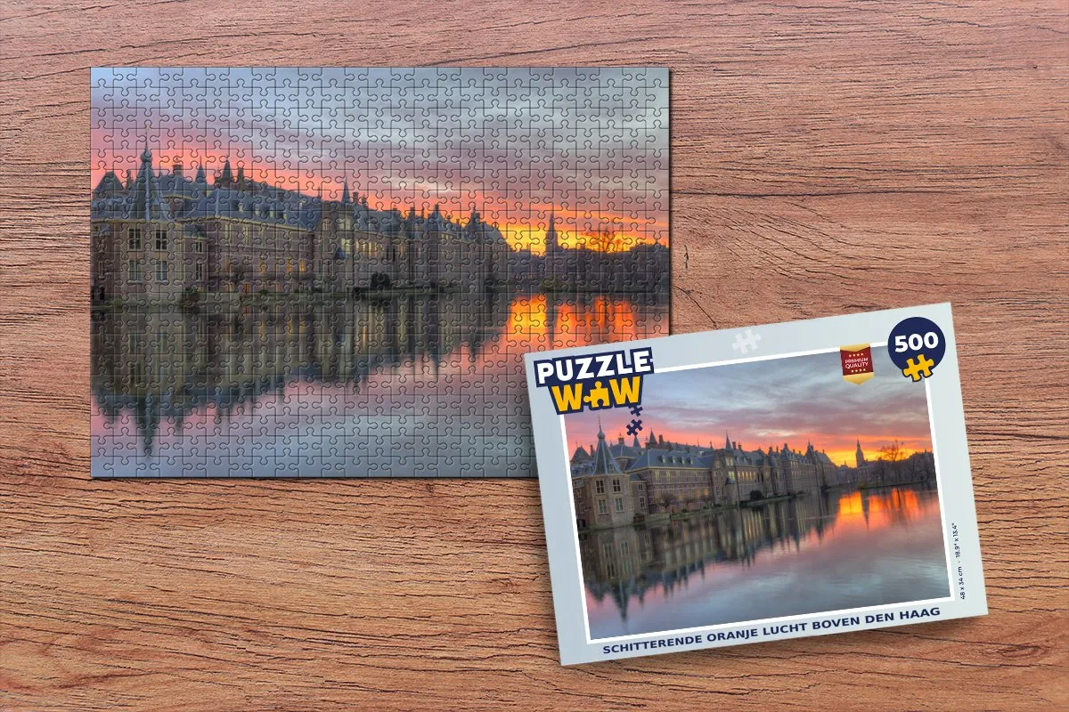 PuzzleWow Den Haag Binnenhof Legpuzzel 500 Stuks