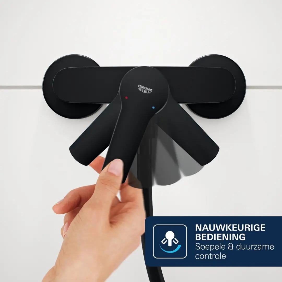 GROHE Dice Douchemengkraan 1018742430 - Matte Black - afbeelding 4 van 6